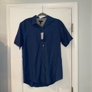Van Heusen Blue Casual Button Down Shirt